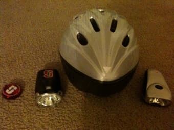 helmet and bike lights 1