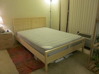 Moving sale-1: IKEA bed, mattress, futon, sofa bed, drawer unit 1