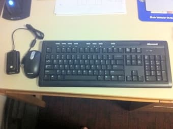 Microsoft 700 wireless keyboard and mouse, $15 1