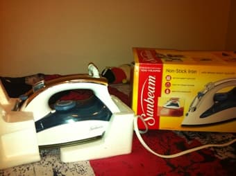 Brand new (never used) sunbeam iron  $15 1