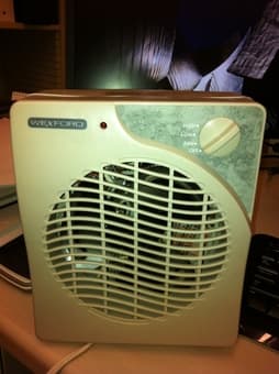 Portable heater & fan-$6 1