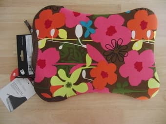 New BUILT Laptop Sleeve 12-13'' w. flower print - $25 1