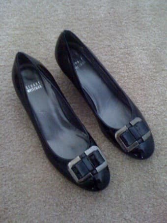 nice Stuart Weitzman black shoes. almost new only $40 1