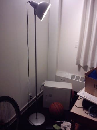 Floor lamp $10. OBO. 1