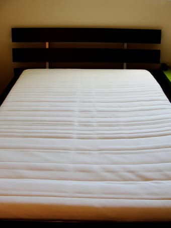 Full sized Ikea bed/mattress combo $300 3