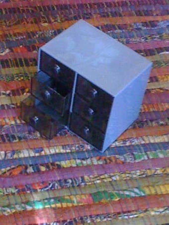 small box with drawers, $2 1