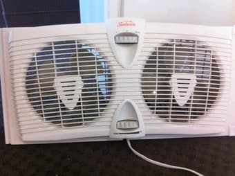 for sale: Exhaust Fan and Waste Basket 1