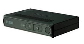 13" RCA TV with ATSC converter box & antenna $25 2