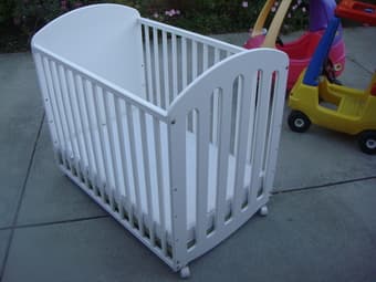 Wooden baby crib for sale $45 OBO 1