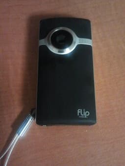 Flip Video Camera Black 8gb 2 hours of video $90 1