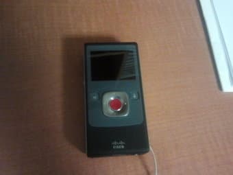 Flip Video Camera Black 8gb 2 hours of video $90 2