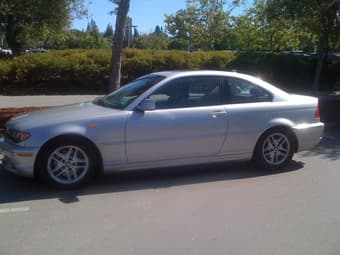 2004 Silver BMW 325ci 3