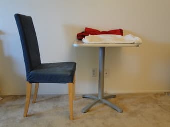 IKEA table and chair 1