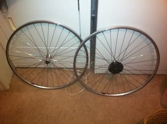 Alex 700c freewheel wheelset, great for older road bikes - $30 1