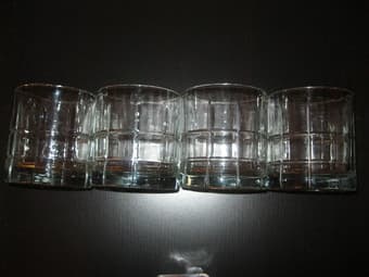 Whiskey Decanter + 4 Tumblers - $15 obo 3