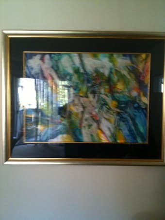 Framed Amado Pena Lake Tahoe Poster $25 2