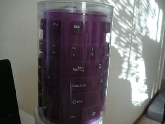 Purple Silicone Keyboard, $7 3