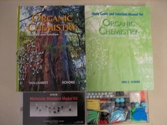 CHEM 33, CHEM 35, CHEM 131 TEXTBOOKS + MODEL KIT 1