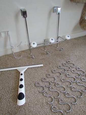 Many several hangers,Pail and wash pan for sale 1