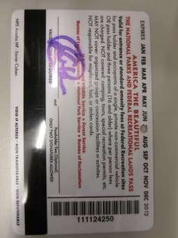 National Parks Annual Pass 30$ 2