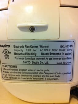 Sanyo Rice Cooker + Bonus Kitchen Utensils - $50 3