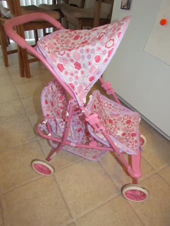 Double Doll Stroller for Kids 1