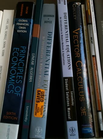 BOOKS FOR SALE: Econ 1A, Math 51+, MCAT 1