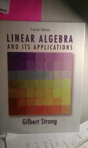 Gilbert Strang--Linear Algebra and Its applications[Like New] $120 1