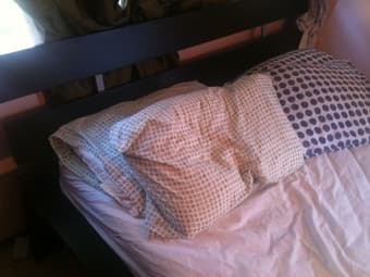 Queen Size Bed (Mattress + Frame), $350 3