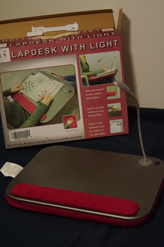 Padded Lap Desk with Lamp $20 OBO 1