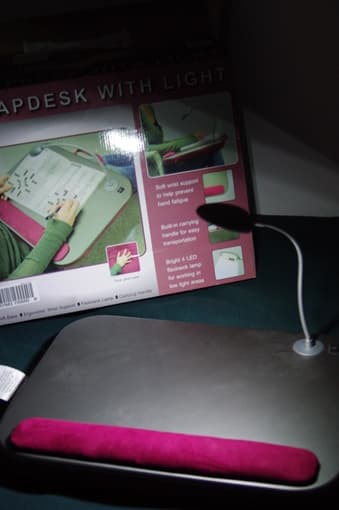 Padded Lap Desk with Lamp $20 OBO 2