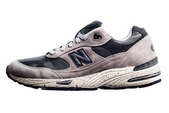 Wanted: Used, grey New Balance 991 sneakers, sizes 11.5-13 1