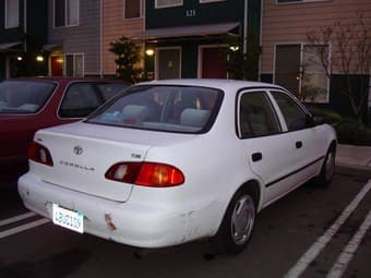 1998 white Toyota Corolla CE for sale, $2600 3