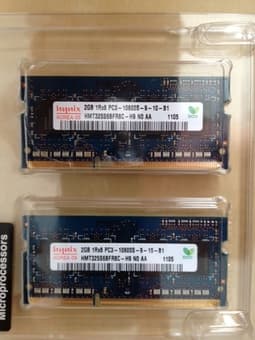 2x2GB Apple Laptop Memory $15 1
