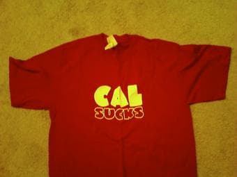 "Cal Sucks" T-Shirt 1