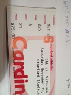 Big Game Ticket for sale!! (Stadium seats) 1