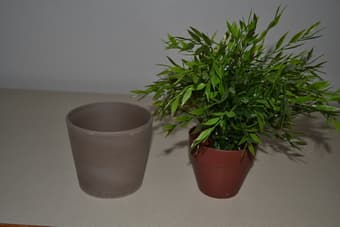 IKEA decorative plant with vase 2