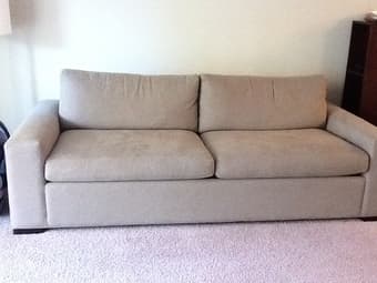 Queen Sleeper Sofa, $1700 (+ ottoman for extra $290) 1