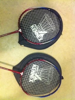 2 Badminton rackets - $8 1