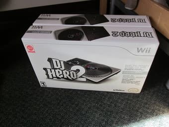 DJ Hero 2 for Wii game and turntable bundle -- $25 1