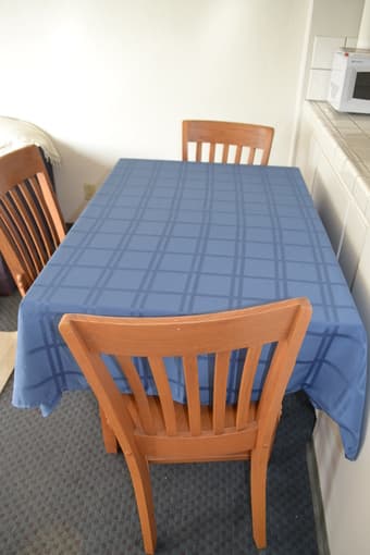 Blue tablecloth Bed bath & Beyond 2