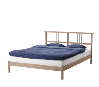 Queen bed+mattress $95 1