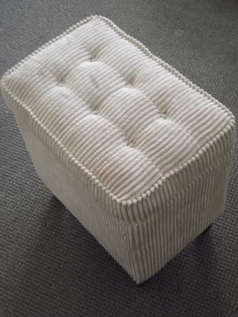Bed stool with soft pad surface-comfortable seating 1