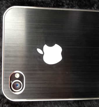 Premium Aluminum Skin Hard Back Case for Apple iPhone 4 2