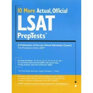 3 Official LSAT PrepTest Books, $50 1