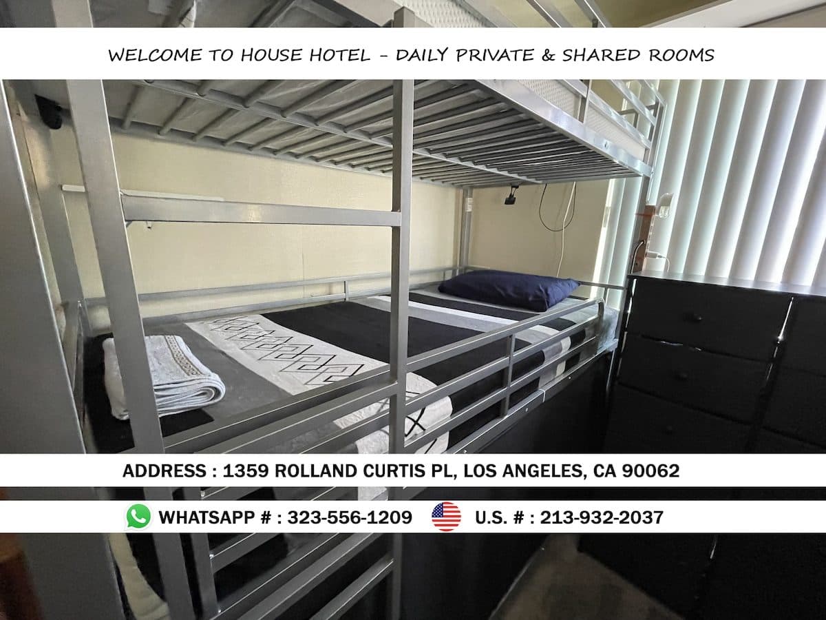 Bunk Bed Space - (Shared Room) 1