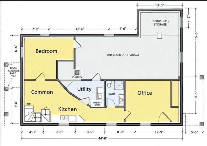 FURNISHED Rental available October. 2-room in-law suite with separate Entrance/Kitchen/Bathroom. New fixtures, granite c 1