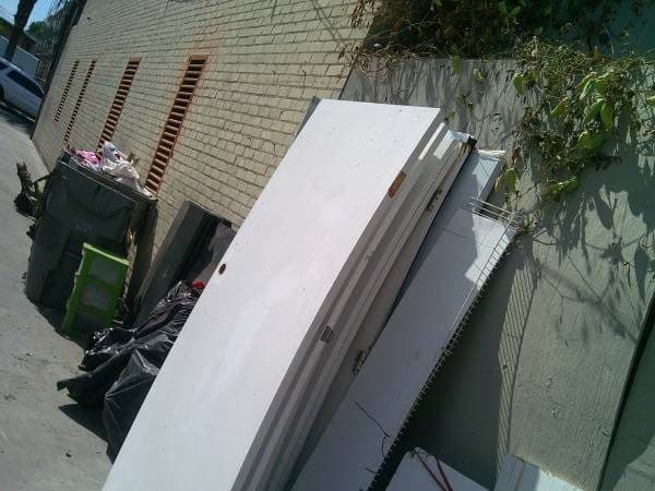 Wood 2 by 4, 10 Doors, 50 Metal Sports Bars boxes, Paint, Pool supply 2