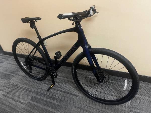 2024 Trek FX Sport 5 Carbon Fiber Hybrid Bike – Large 1