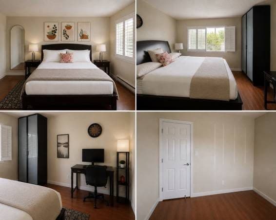 Furnished Room with Private Bathroom -Santa Clara Near Kaiser/Apple HQ 2